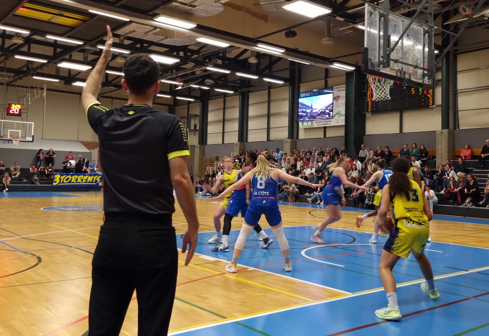 Basket: Nyon envoie à nouveau Troistorrents en vacances
